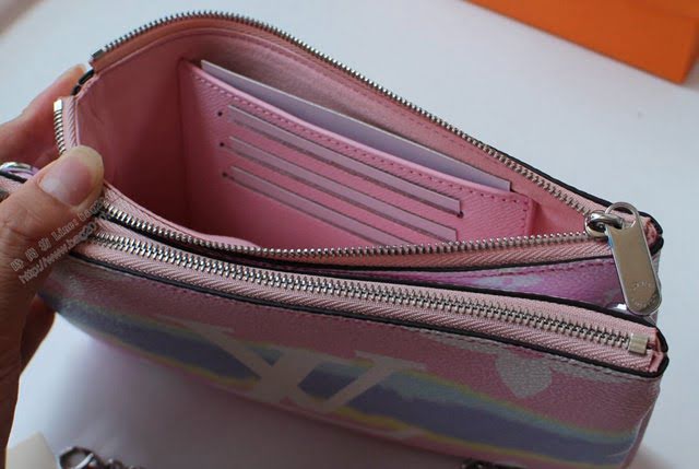 lv錢包 M69124 Pochette Double Zip手拿包 2020夏季LV新款手拿包  lvqb1638